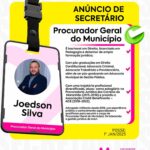 Dr. Joedson Silva será o novo Procurador Geral do Município de Arari