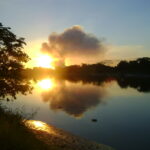 Inspiração poética: Por do sol, Rio Mearim – Arari – MA.