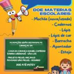 Ação solidária: ‘Faça parte desta escrita’, doe materiais escolares
